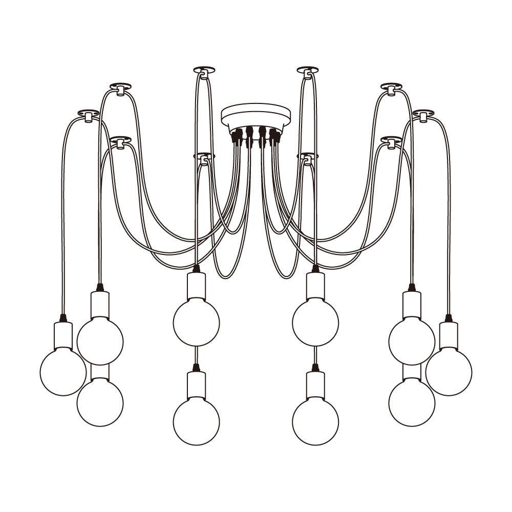 Spider Ceiling Chandelier - Cueteks