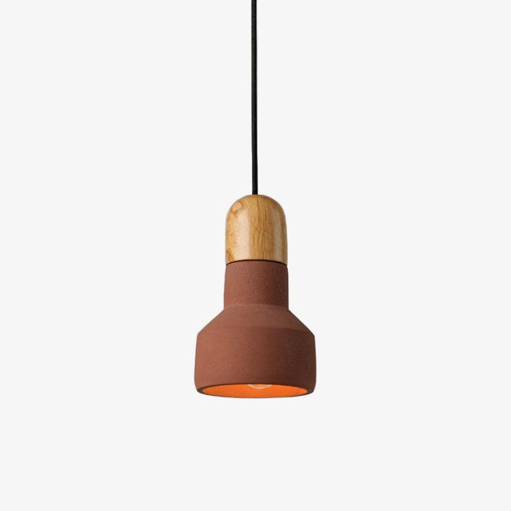 Nessa Wood Pendant Light - Cueteks