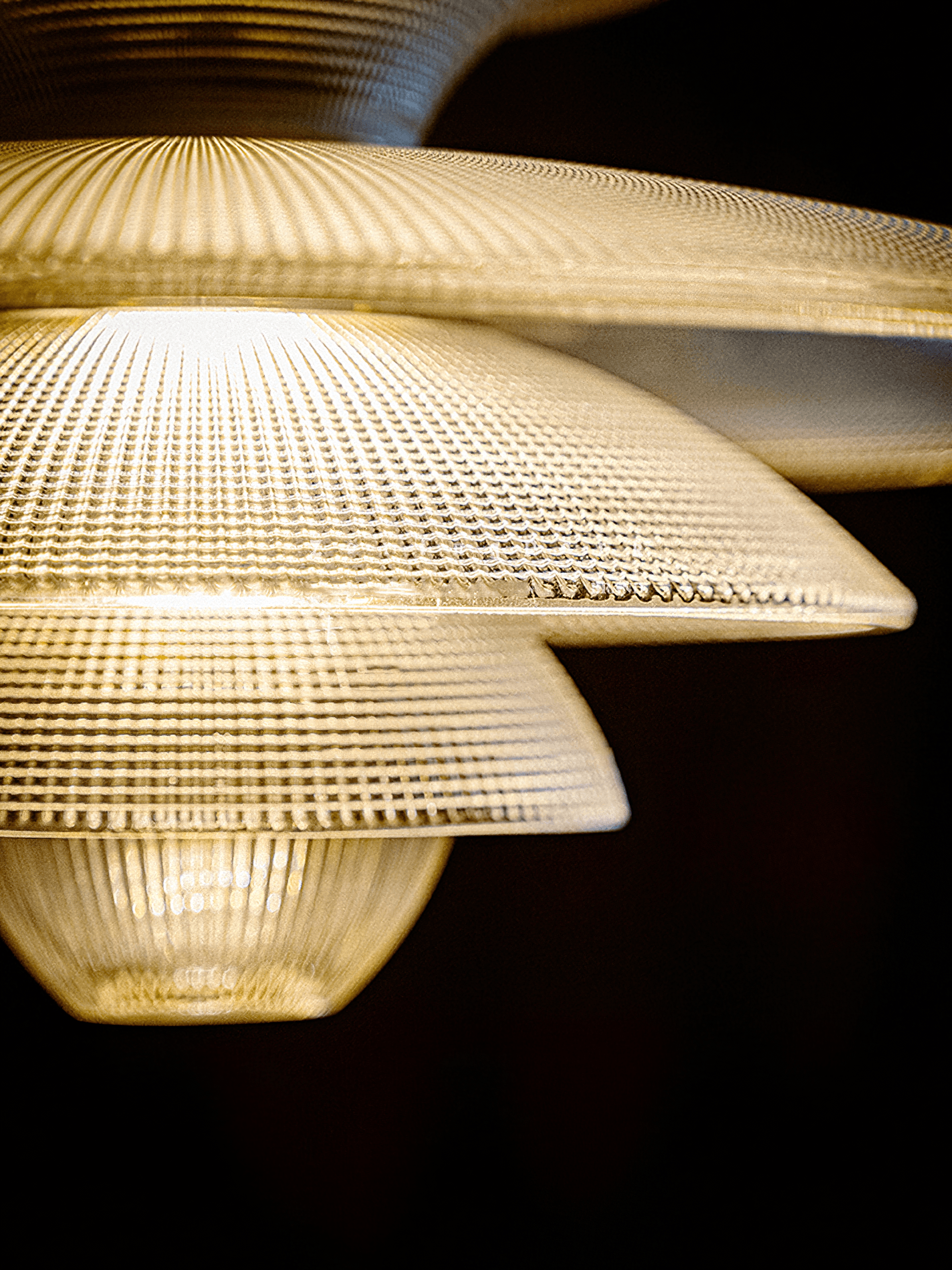 Grid Glass Pendant Light - Cueteks