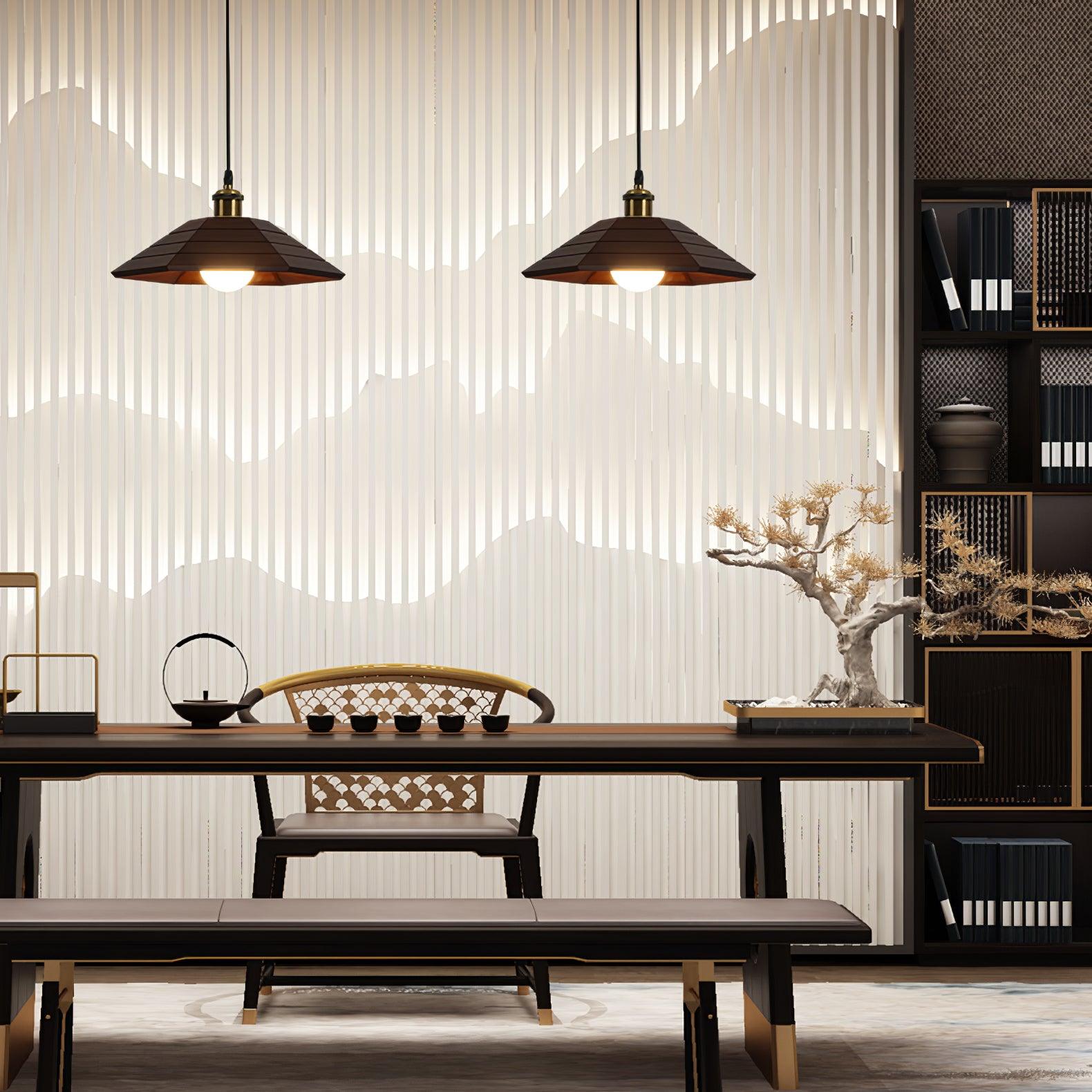 Aeyee Wood Pendant Light - Cueteks