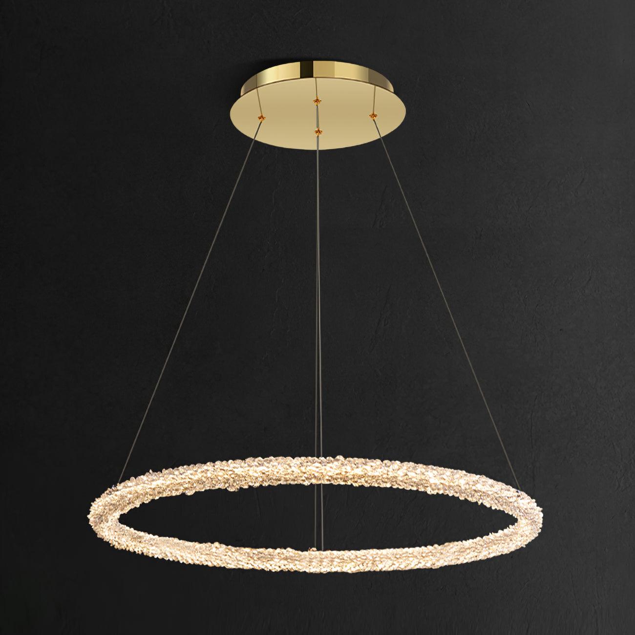 Ring Crystal Chandeliers - Cueteks