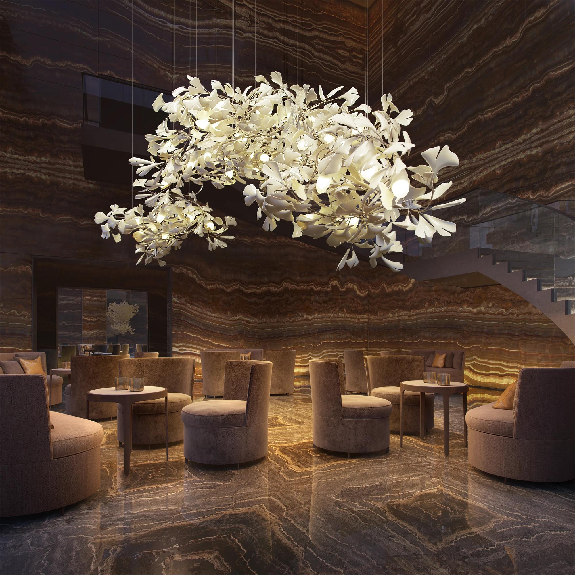 Gingko Chandelier C - Cueteks
