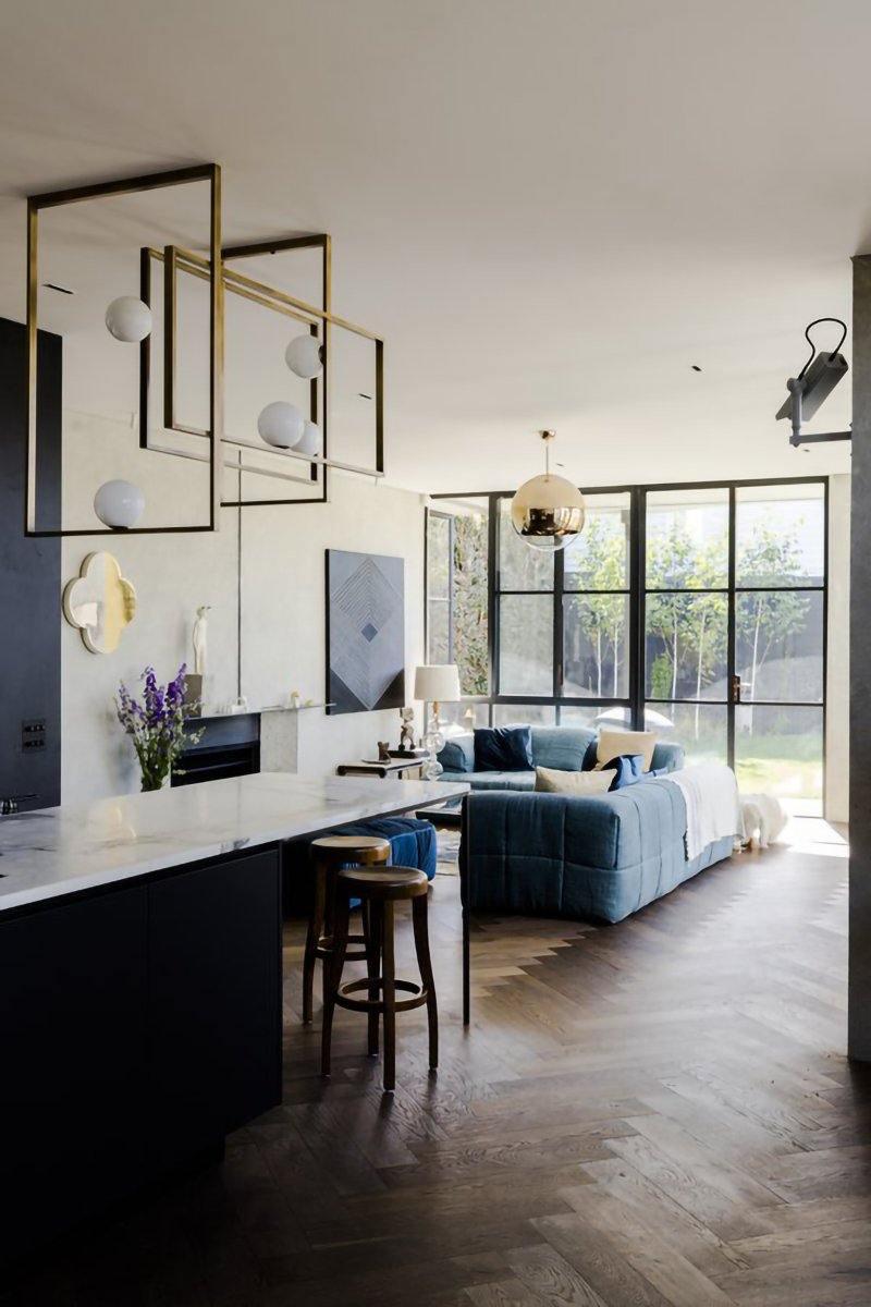 Mondrian Glass Ceiling Light - Cueteks