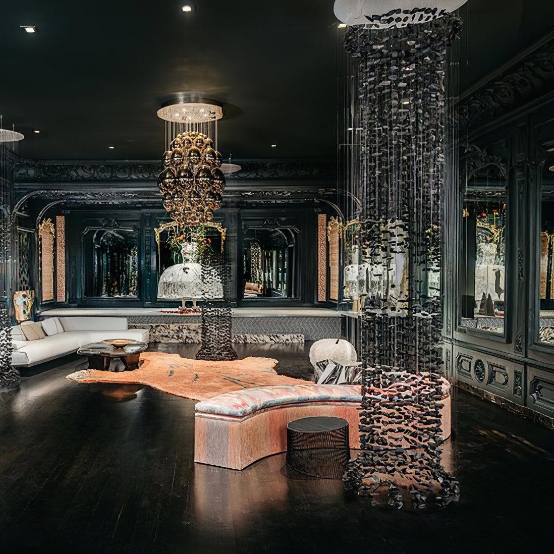Charcoal Chandeliers - Cueteks
