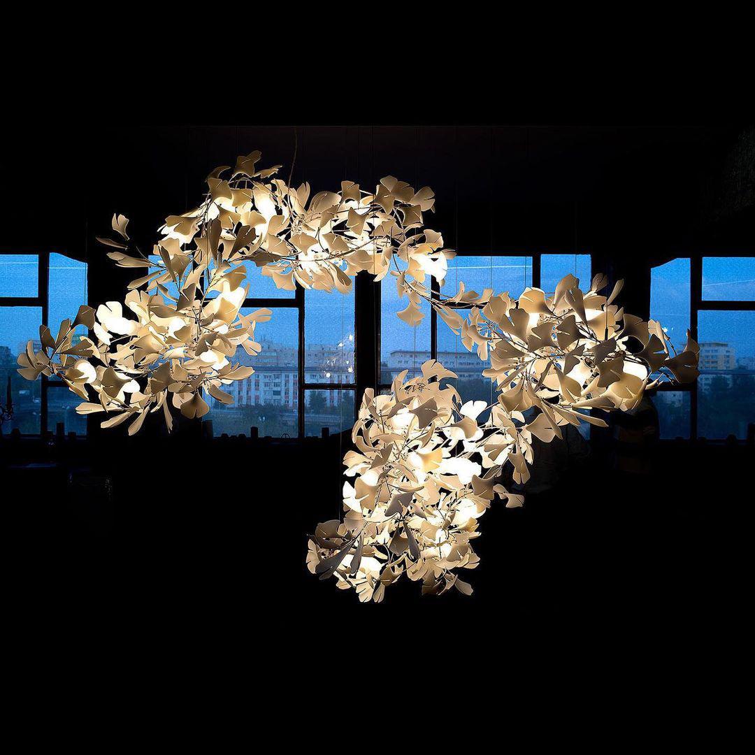 Gingko Chandelier C - Cueteks
