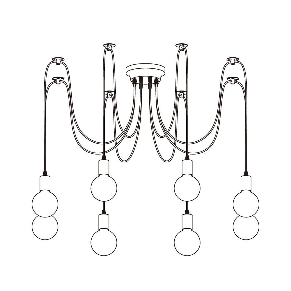 Spider Ceiling Chandelier - Cueteks