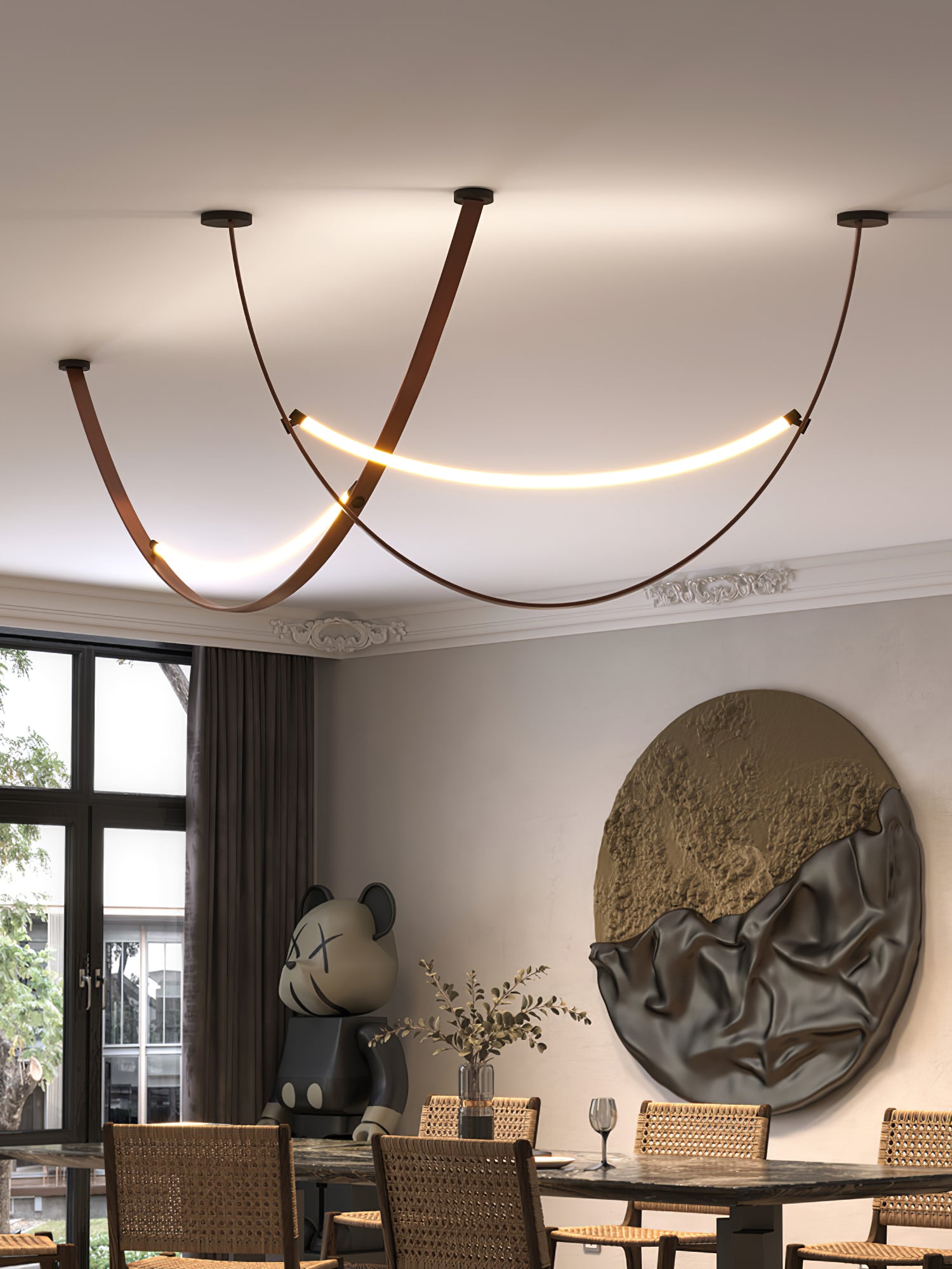 Belt pendant light