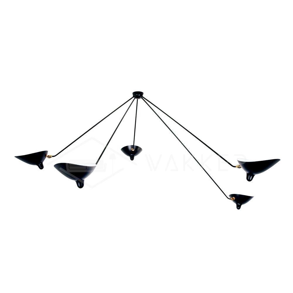 Serge Mouille Ceiling Lamp B - Cueteks