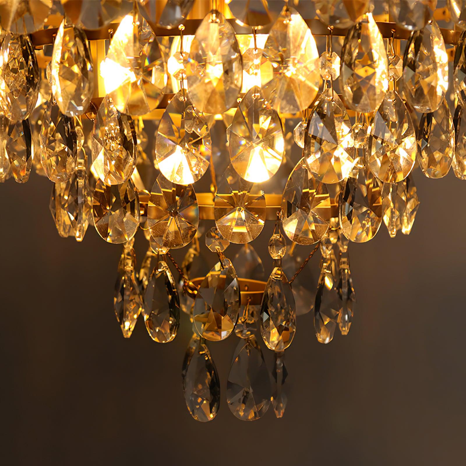 Vintage Crystal Chandelier - Cueteks