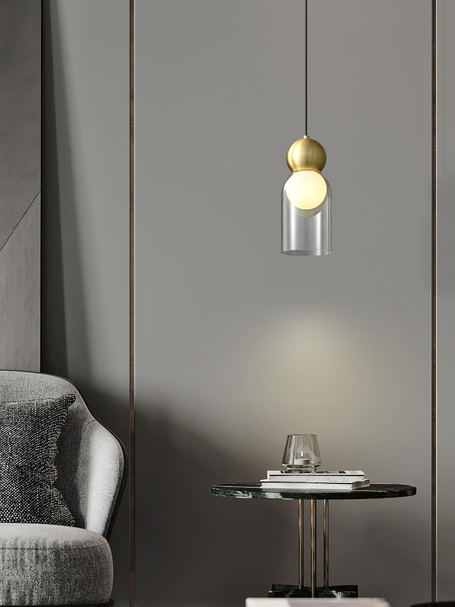 Dani Brass Pendant Lamp - Cueteks