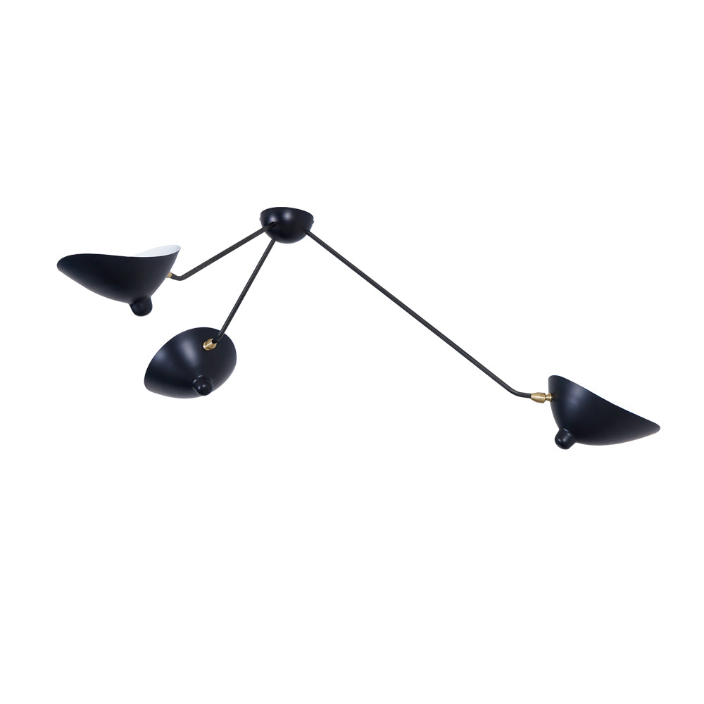 Serge Mouille Ceiling Lamp B - Cueteks