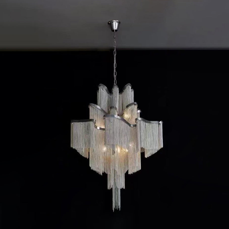 Stream Chain Chandelier - Cueteks