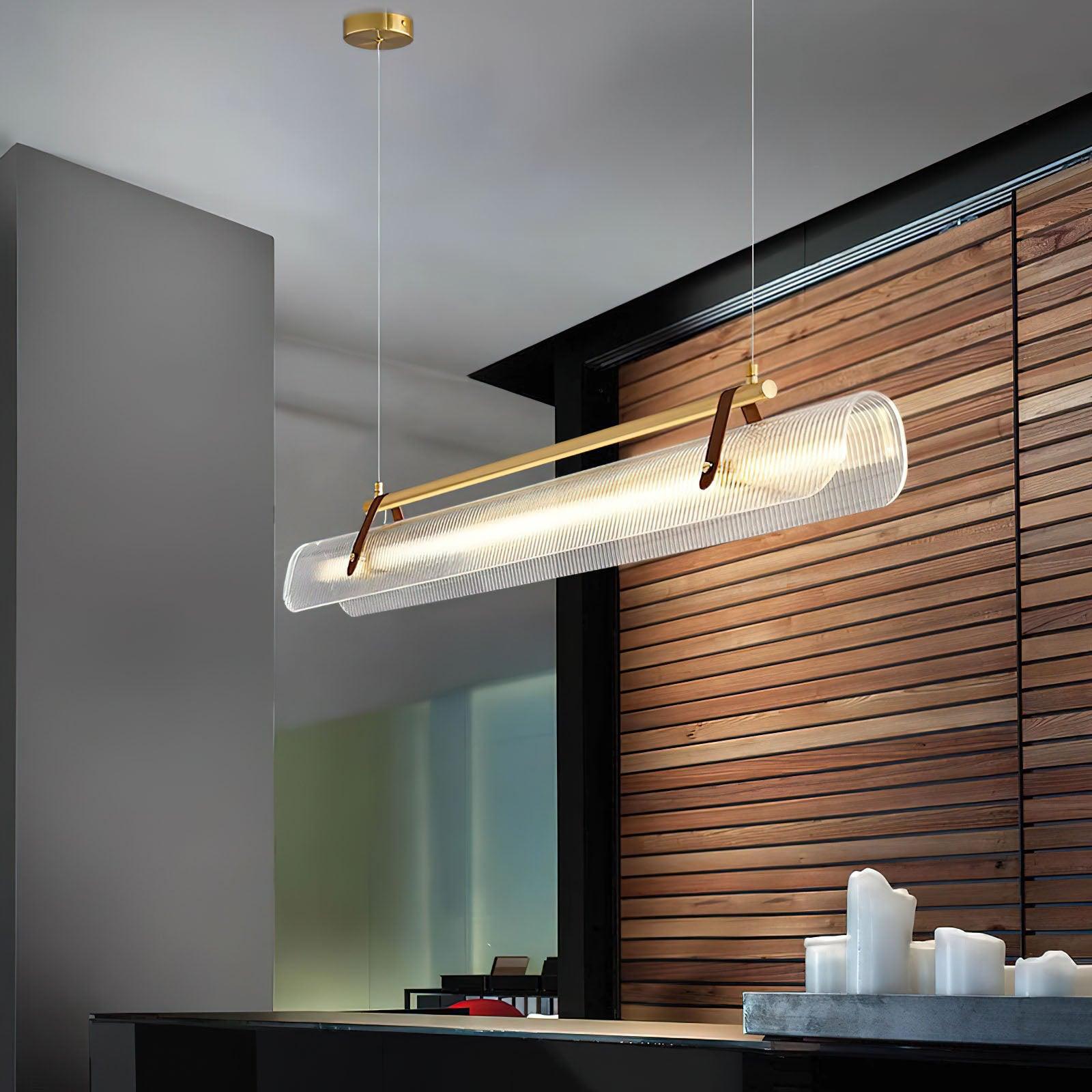 Acrylic Linear Chandelier - Cueteks