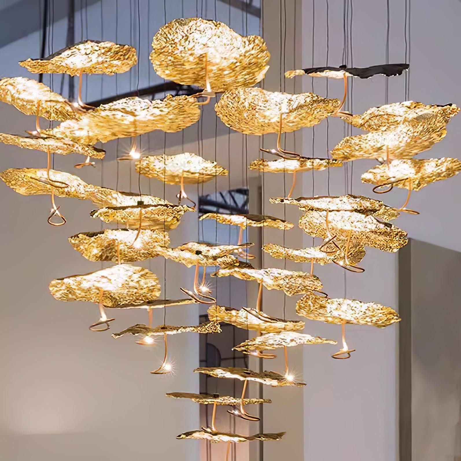 Brass Aviary Constellation Chandelier - Cueteks