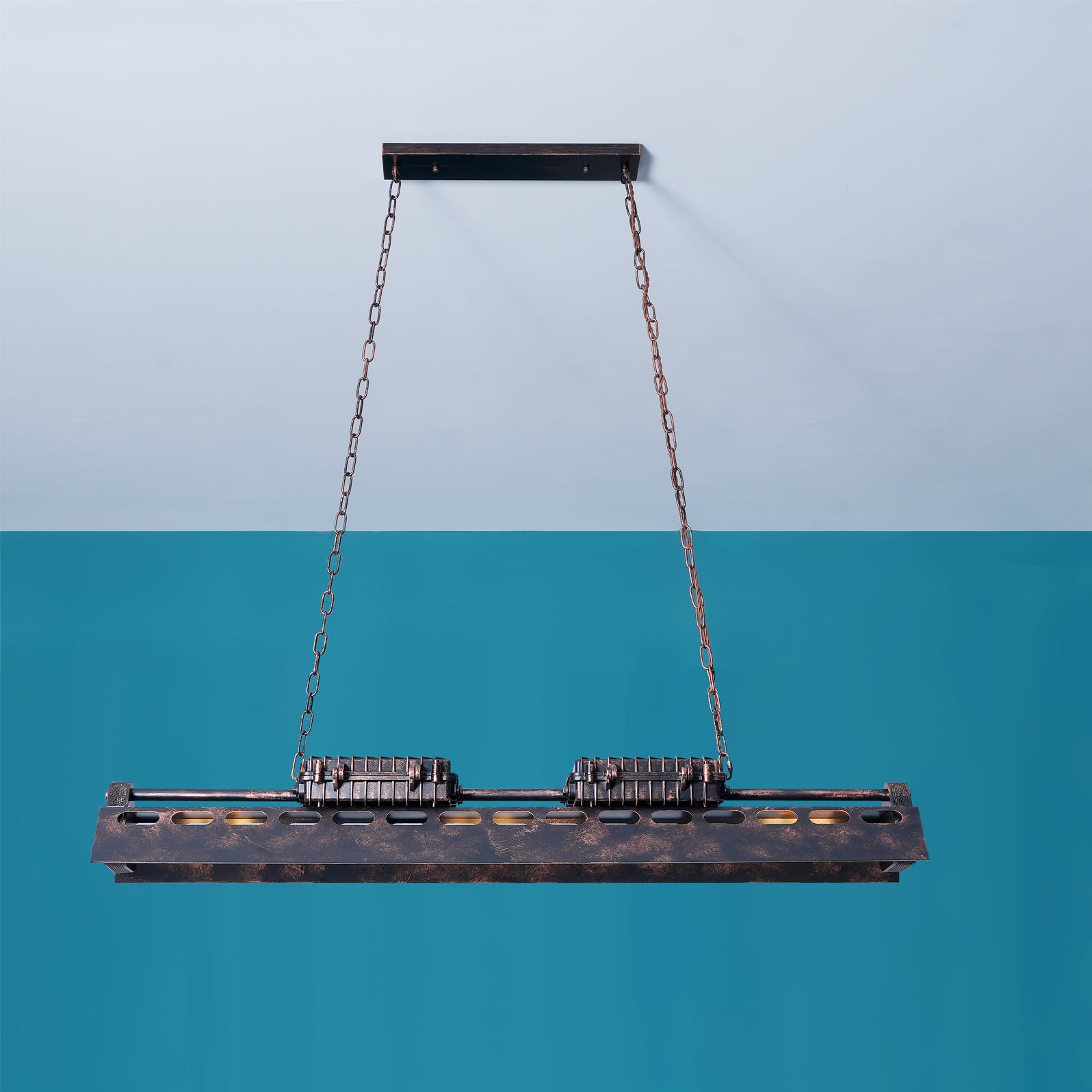 Industrial Steampunk Chandelier - Cueteks