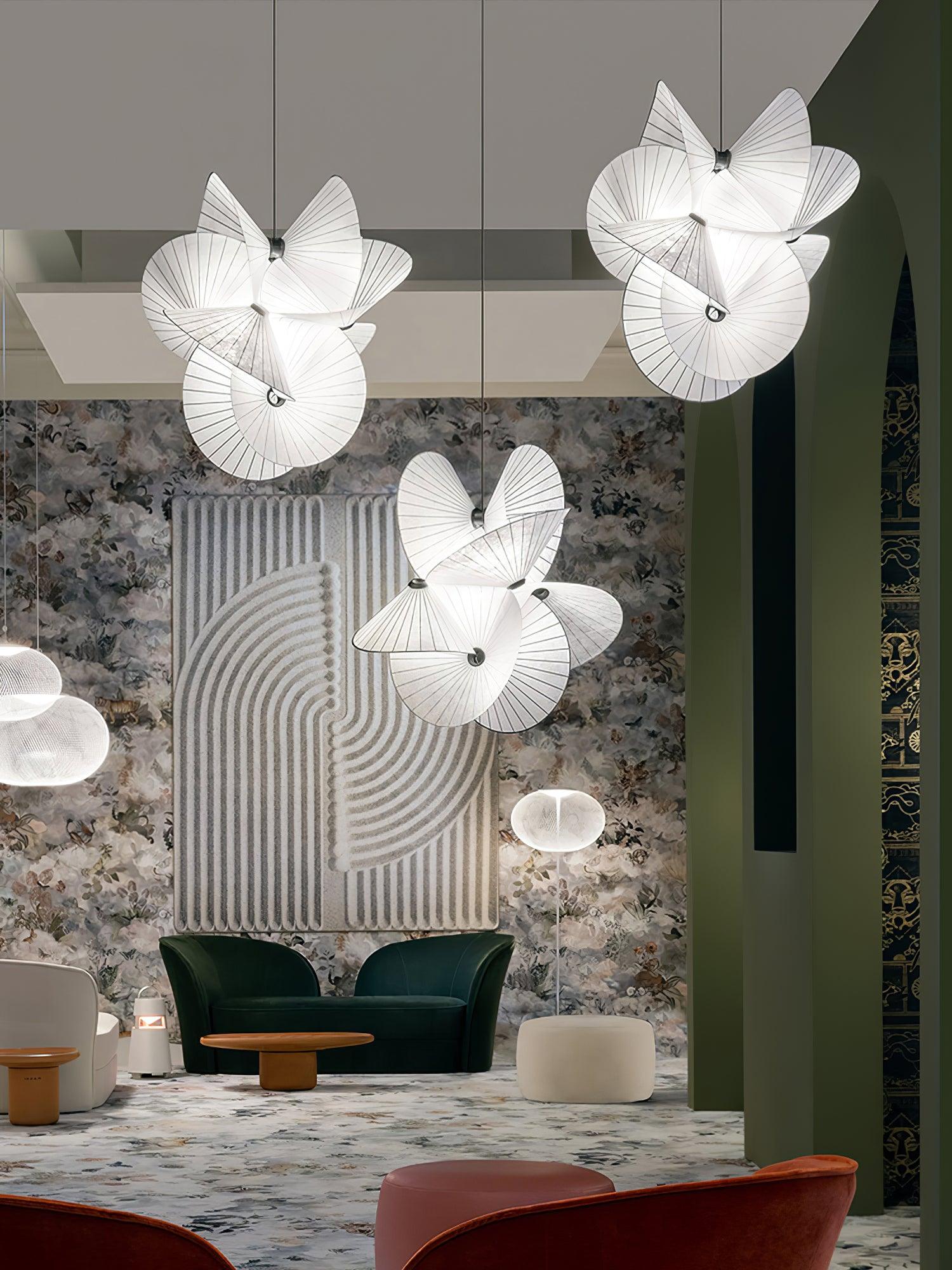 Cory Scalloped Pendant Light - Cueteks