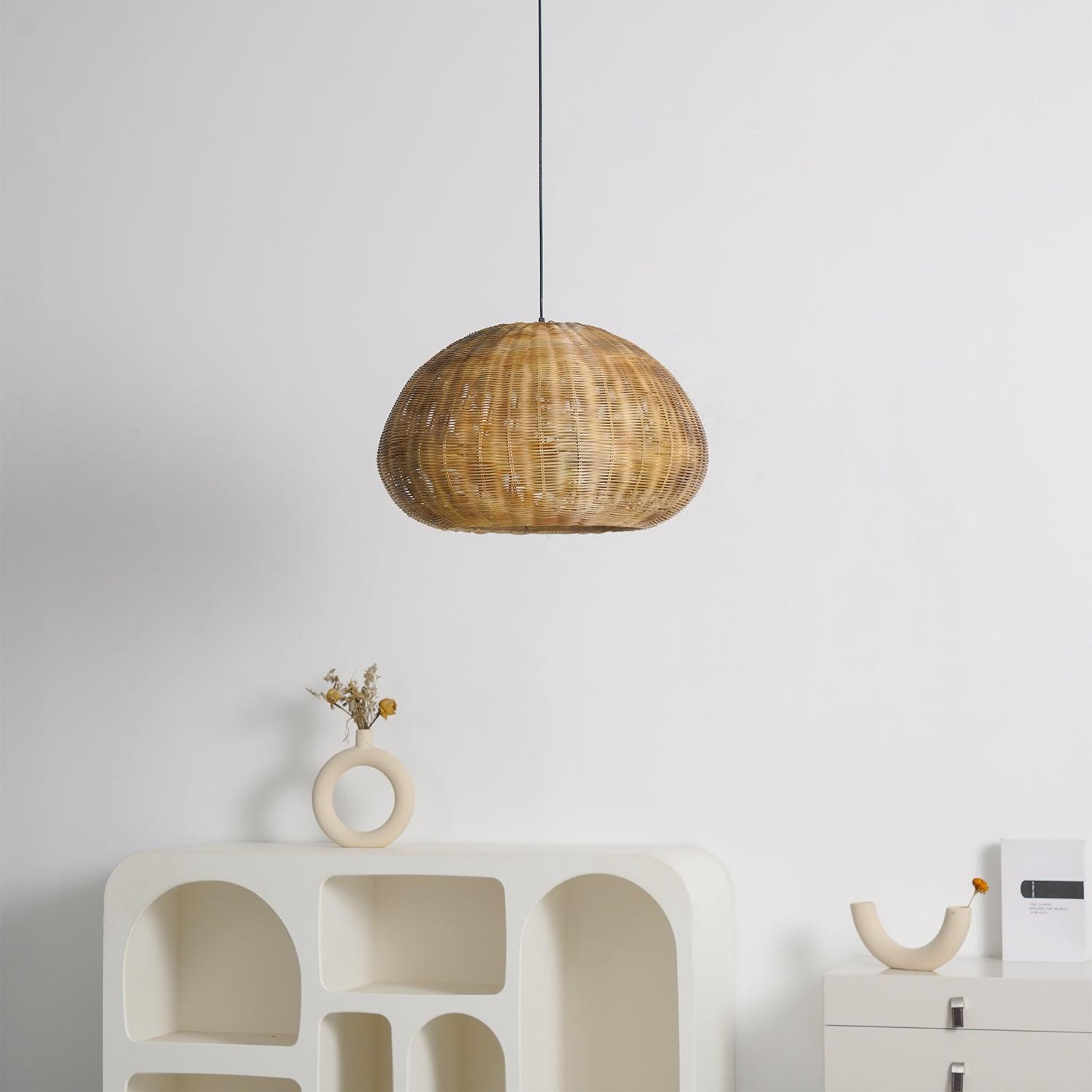 Bamboo Camden Pendant Light - Cueteks