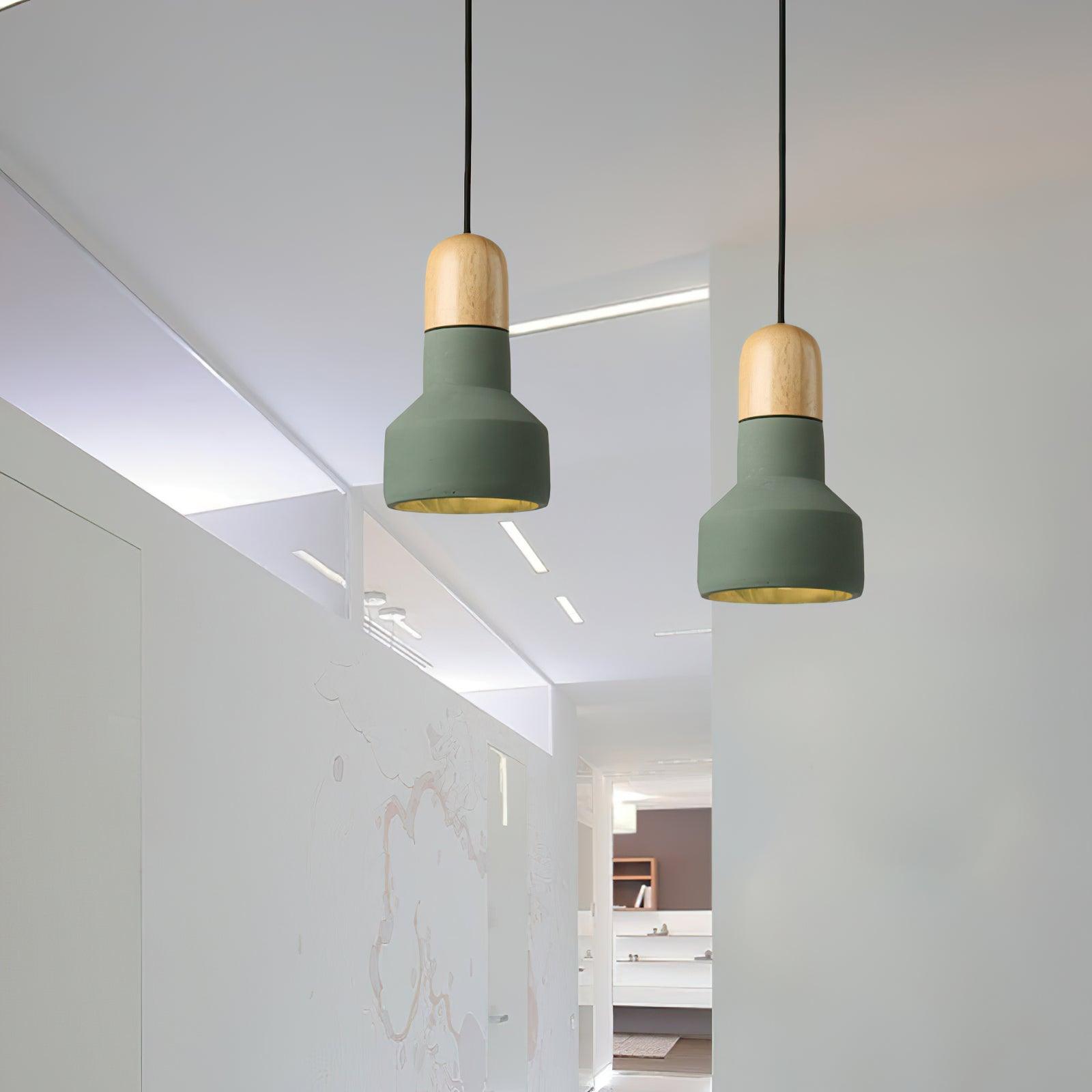 Nessa Wood Pendant Light - Cueteks