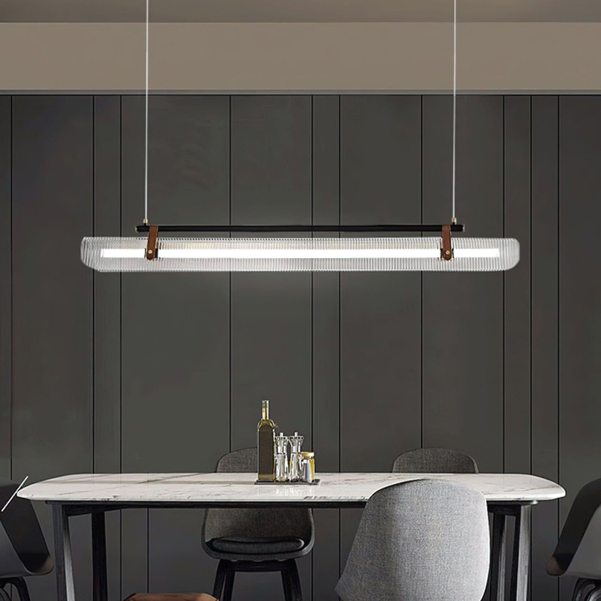 Acrylic Linear Chandelier - Cueteks