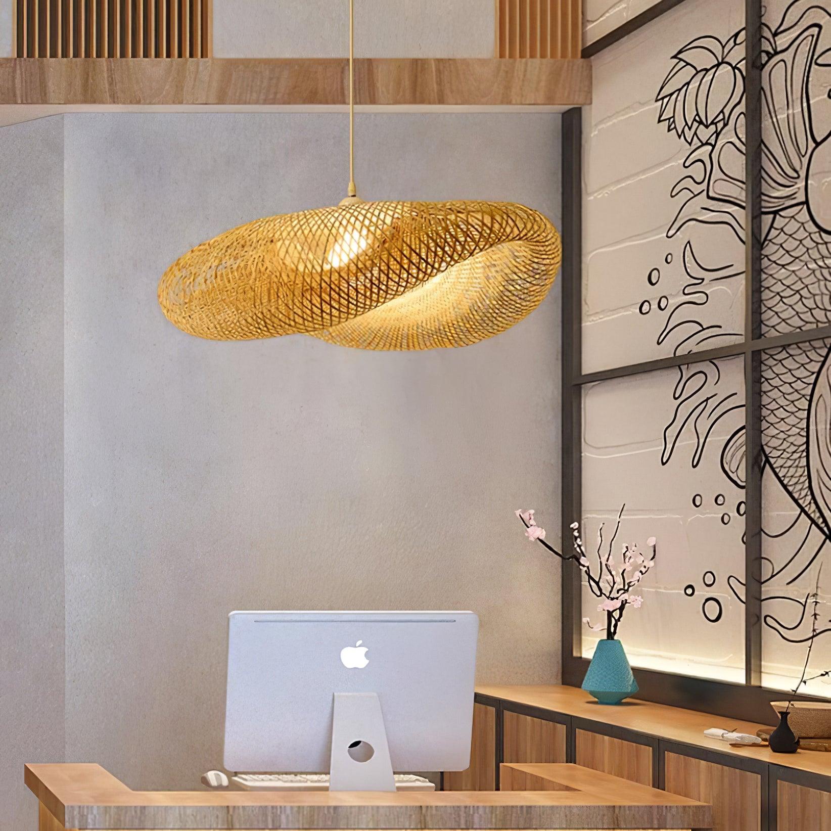Bamboo Weaving Pendant Lamp - Cueteks