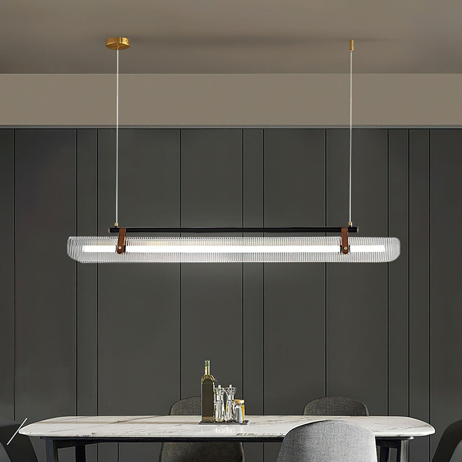 Acrylic Linear Chandelier - Cueteks