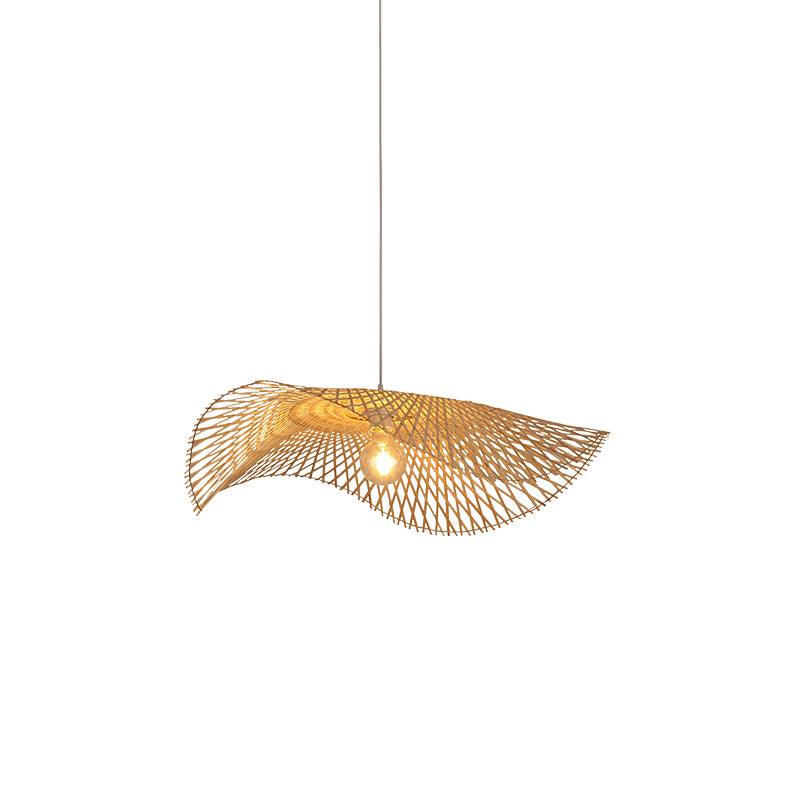 Bamboo Frame Pendant Lamp - Cueteks