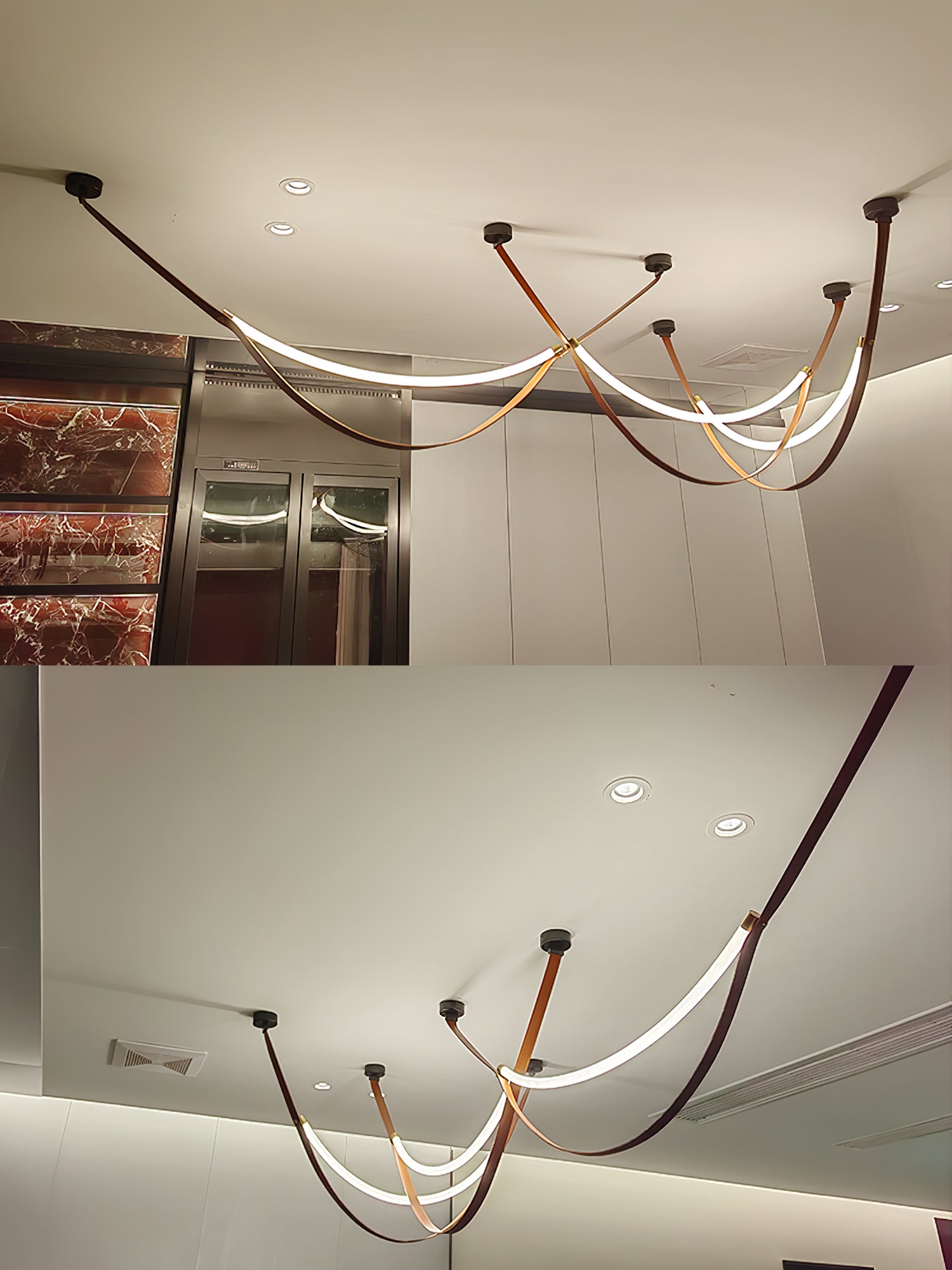 Belt pendant light