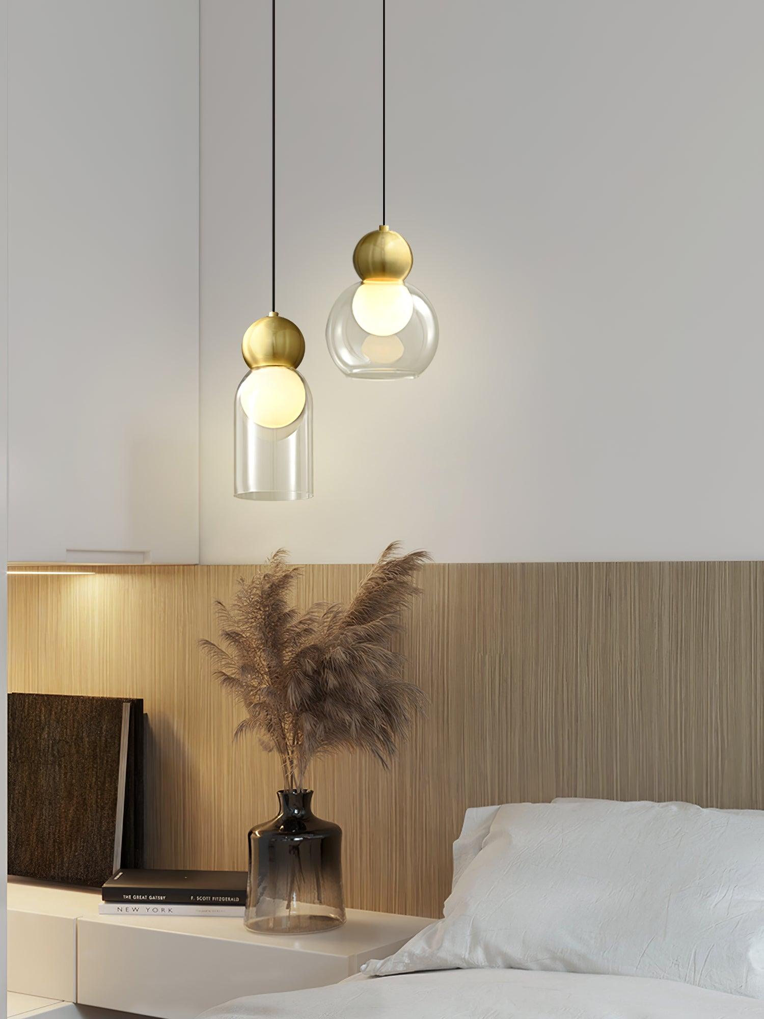 Dani Brass Pendant Lamp - Cueteks