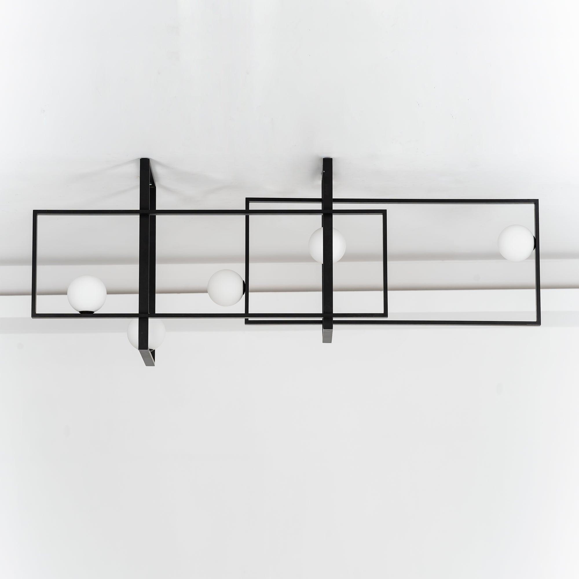 Mondrian Glass Ceiling Light - Cueteks