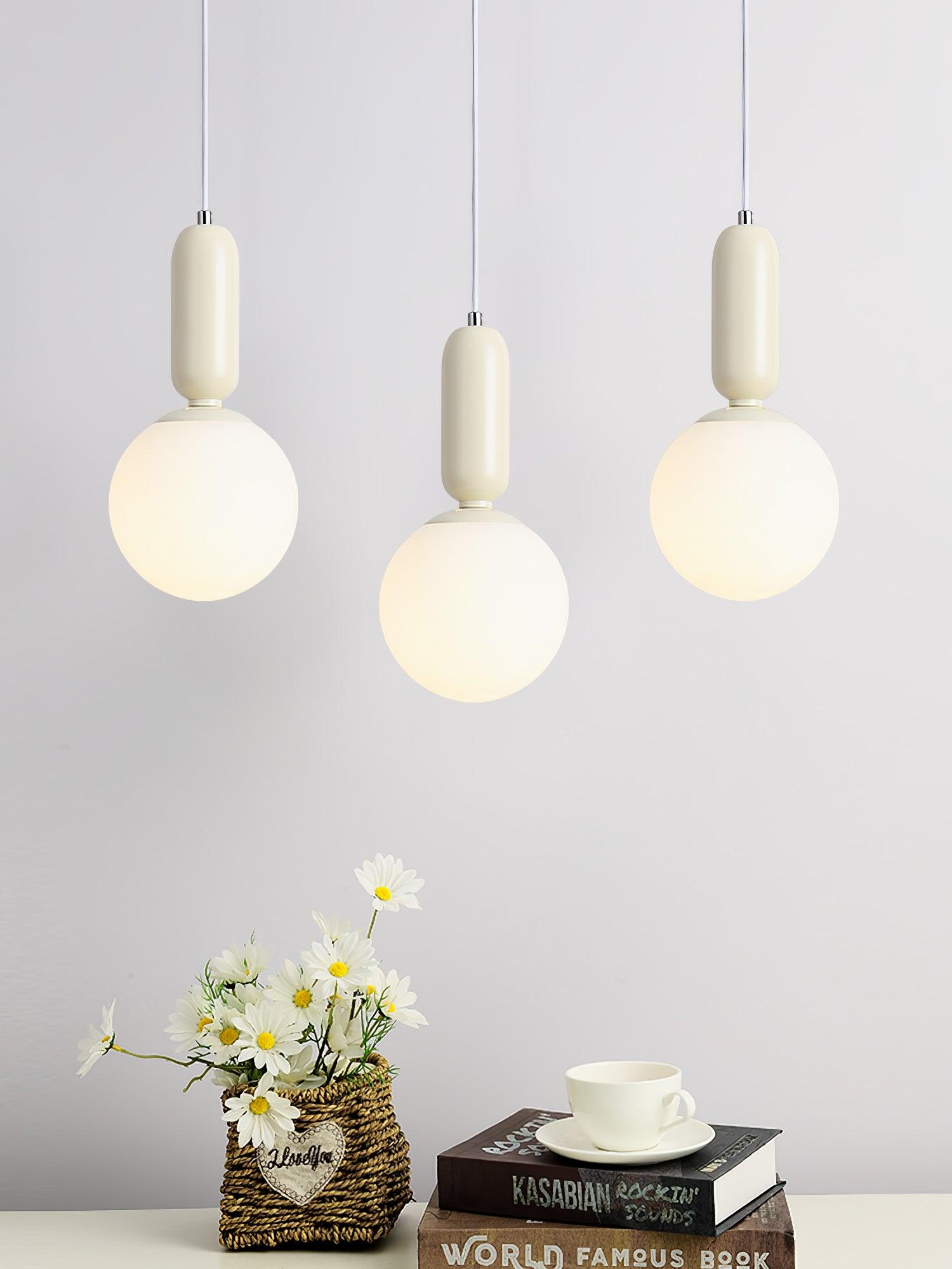 Glass Globe Ball Pendant Light - Cueteks