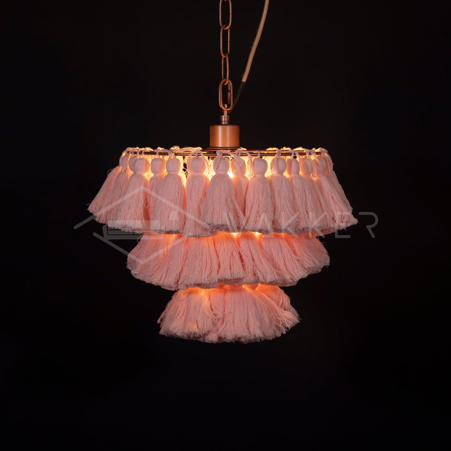 Fela Tassel Chandelier - Cueteks