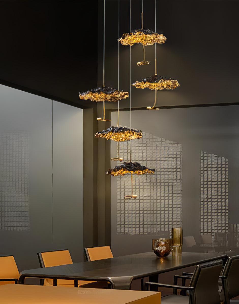 Brass Aviary Constellation Chandelier - Cueteks
