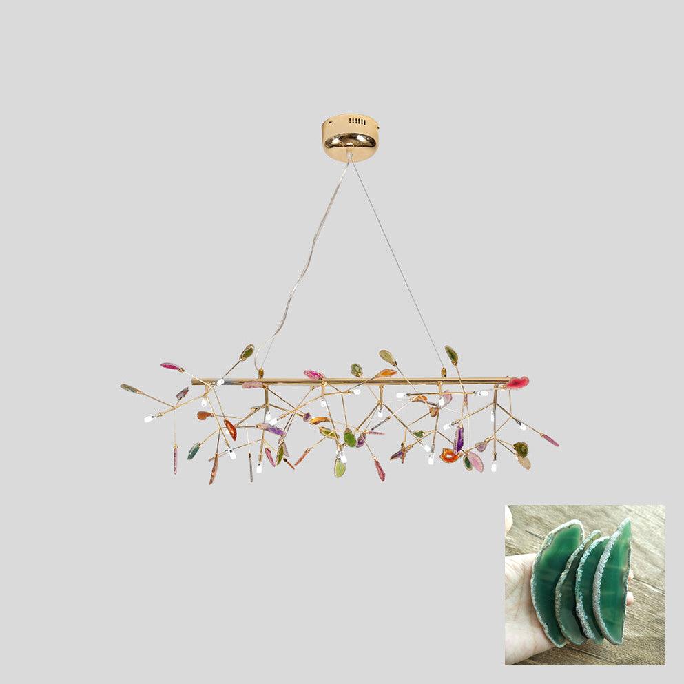 Agate Flake Chandelier - Cueteks