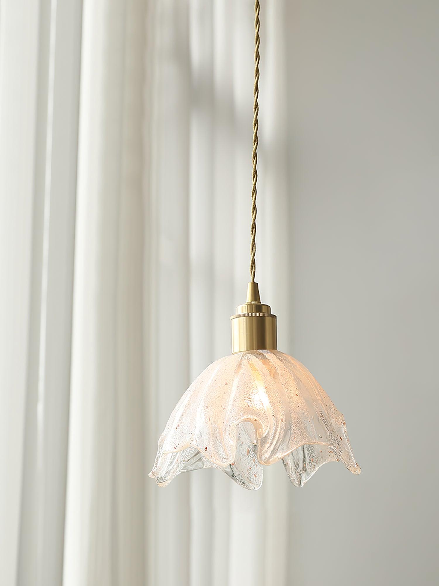 Lotus Crystal Small Pendant Light - Cueteks