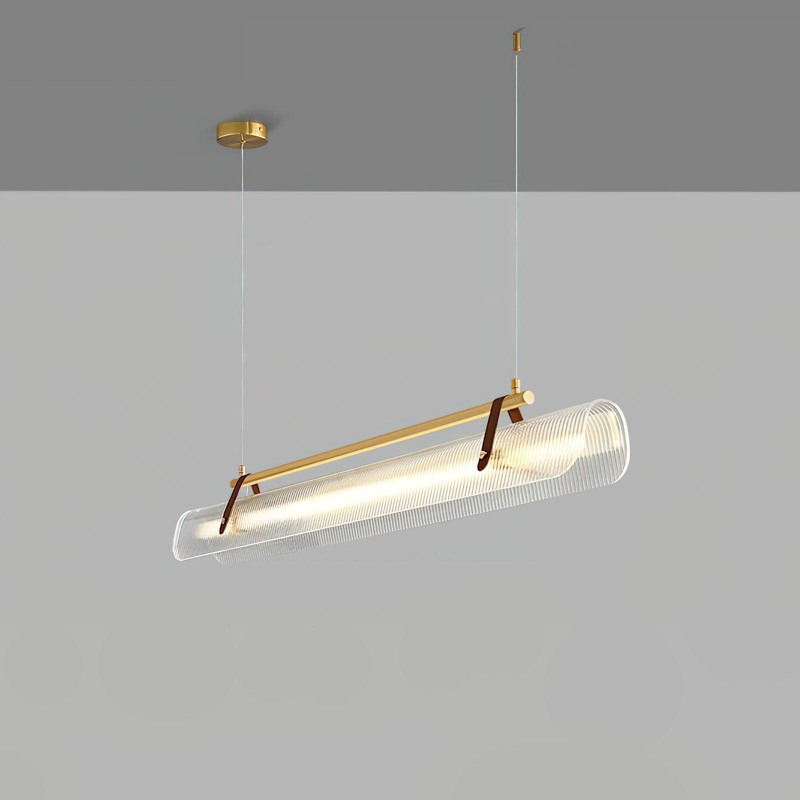 Acrylic Linear Chandelier - Cueteks