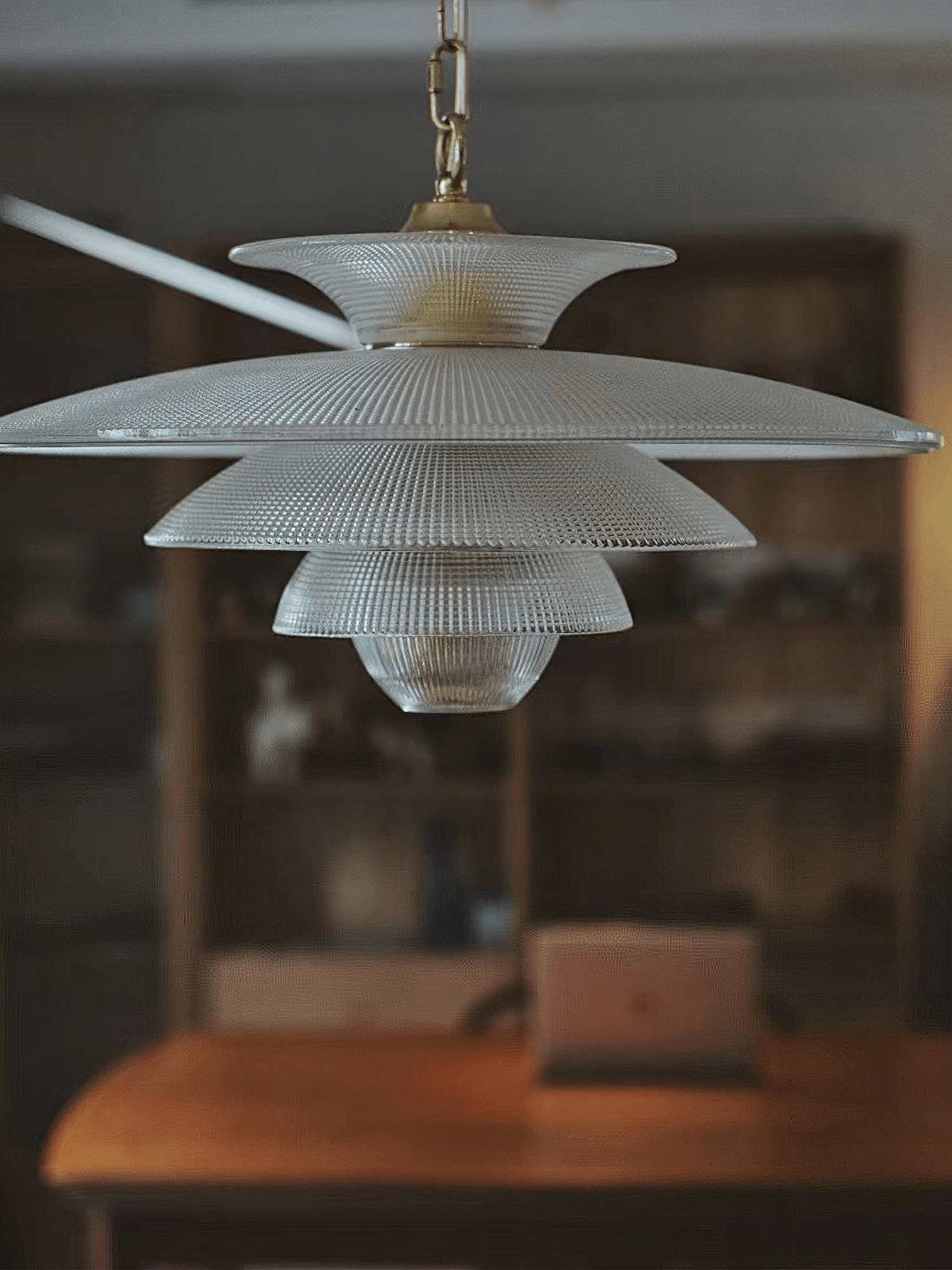 Grid Glass Pendant Light - Cueteks