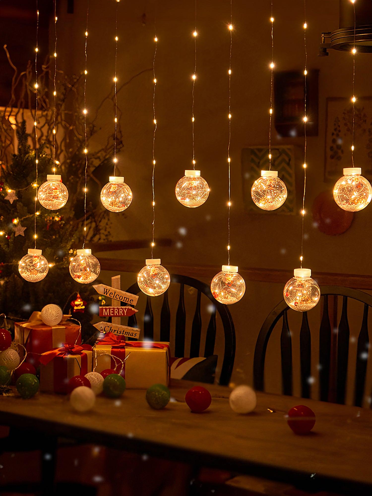 Christmas Ball String Lights - Cueteks