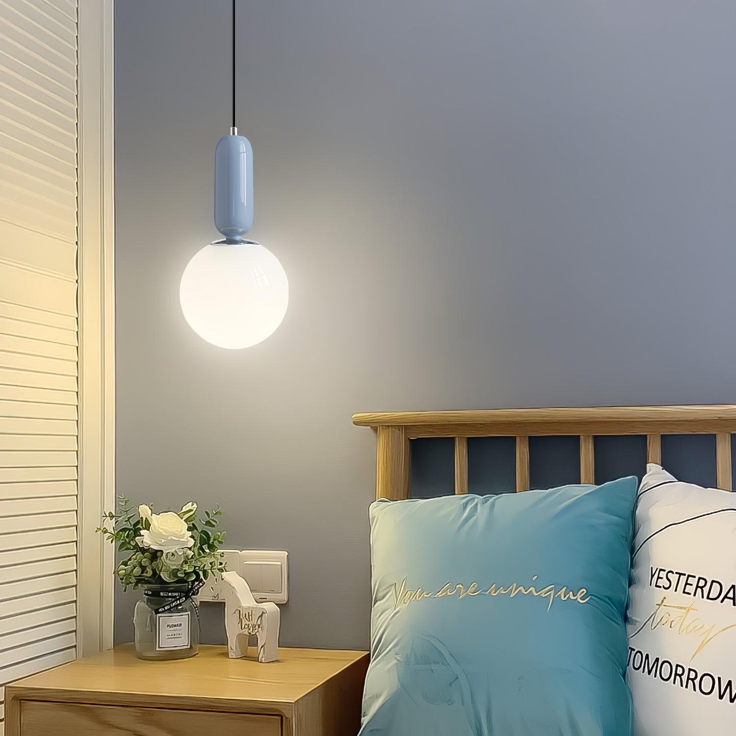 Glass Globe Ball Pendant Light - Cueteks