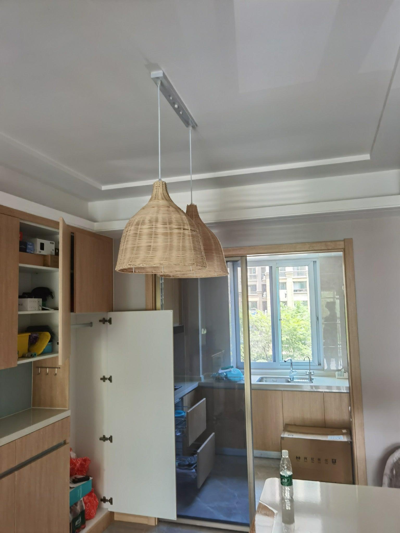 Rattan Pandent Light - Cueteks