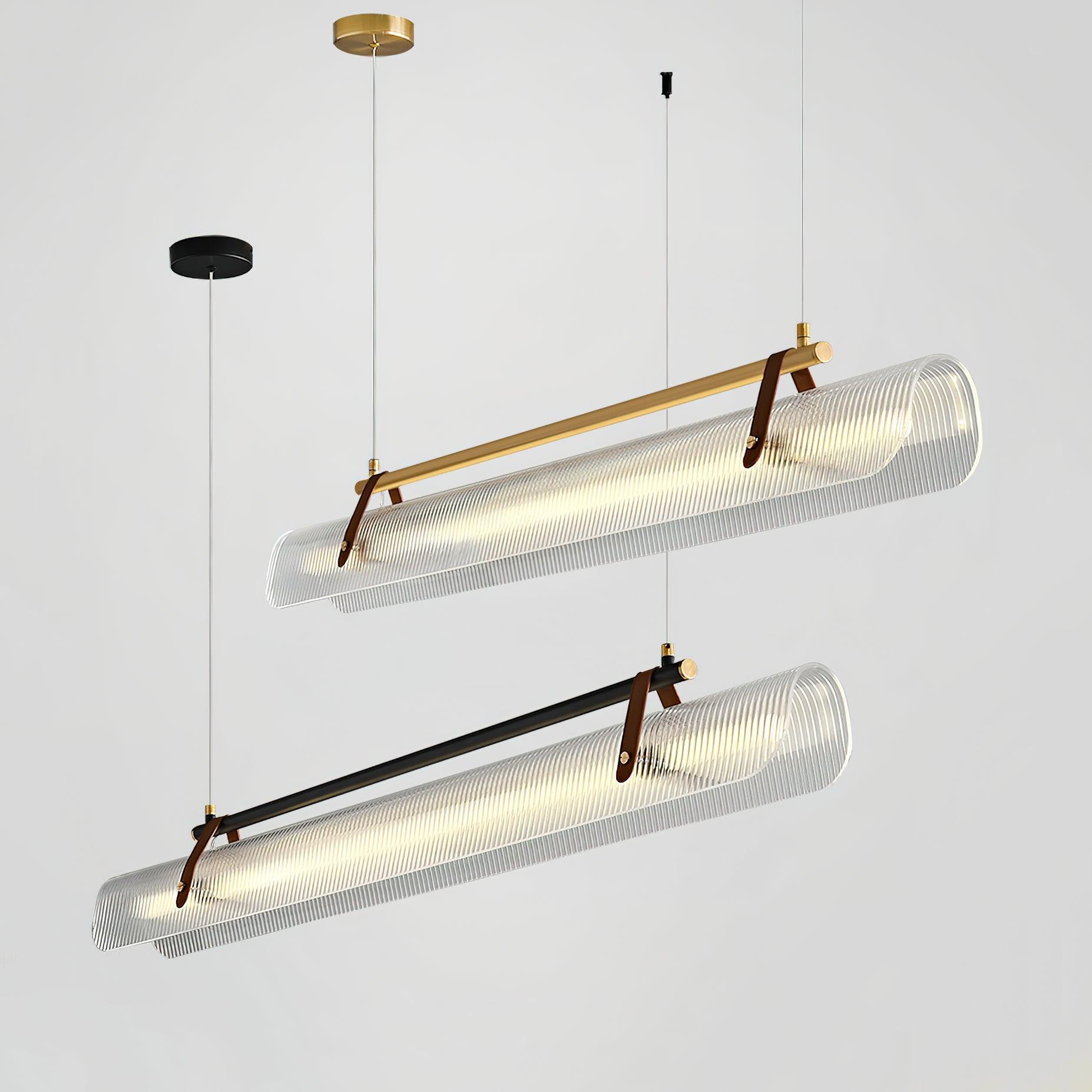Acrylic Linear Chandelier - Cueteks
