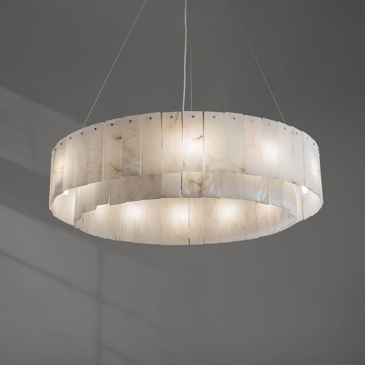 Rock Alabaster Chandelier - Cueteks