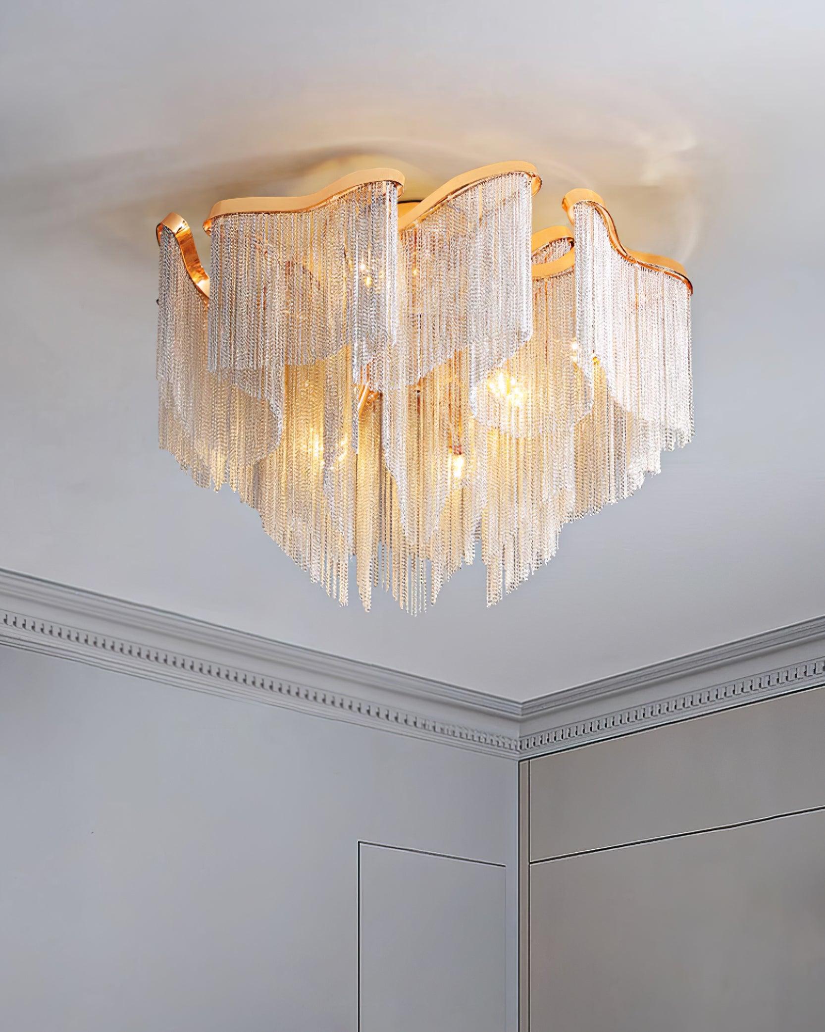 Modern Tassel Ceiling Lamp - Cueteks