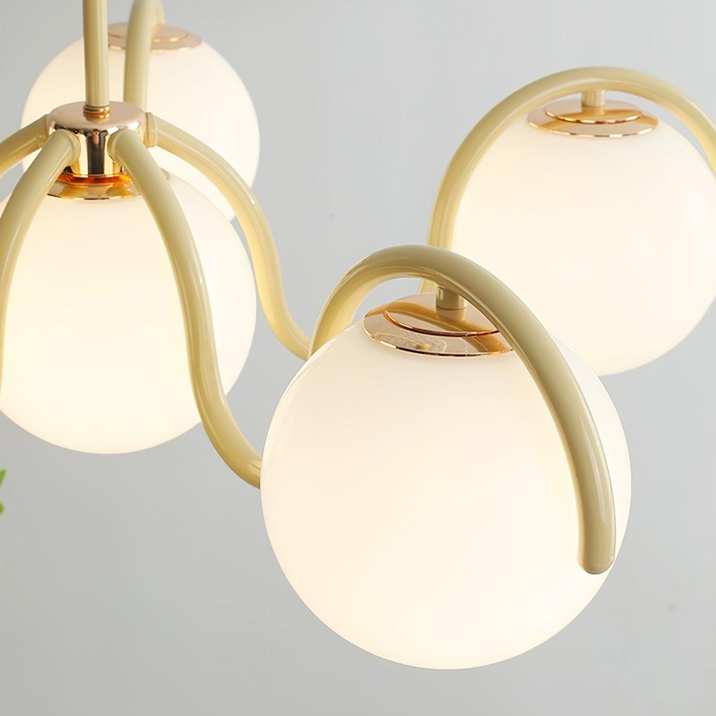 Reedway Curve Linear Chandelier - Cueteks