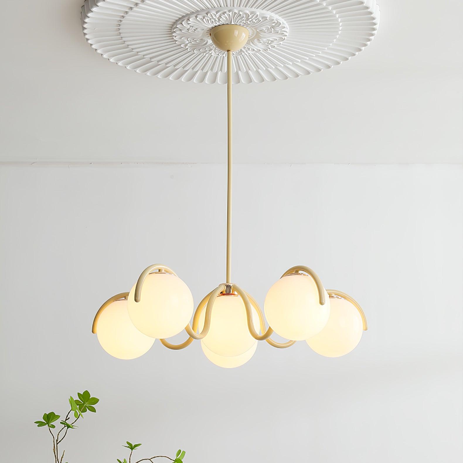 Reedway Curve Linear Chandelier - Cueteks
