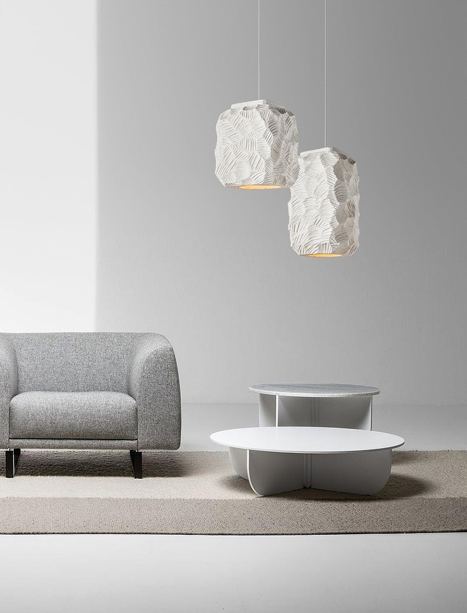 Resin Geometry Pendant Lamp - Cueteks