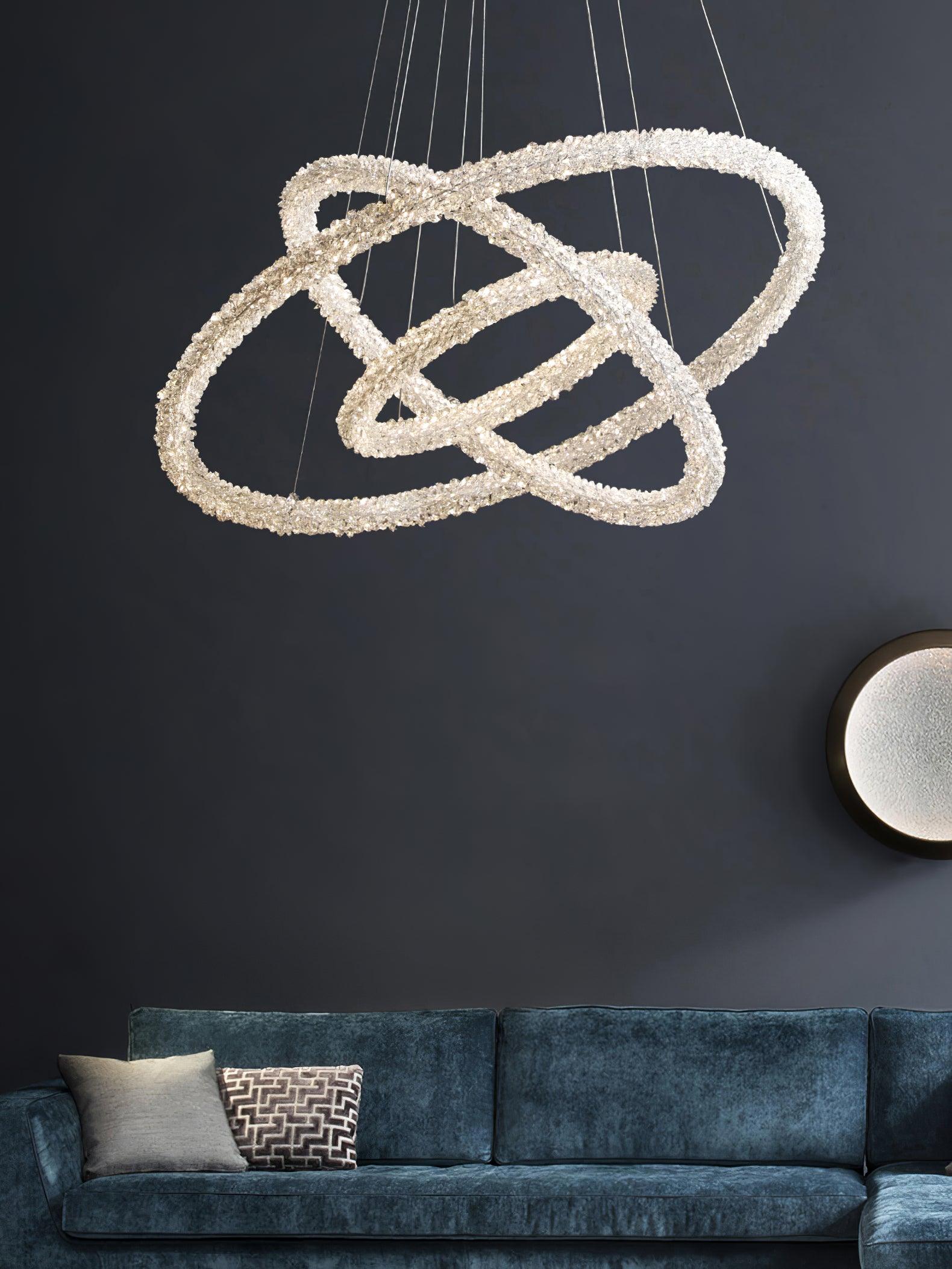 Ring Crystal Chandeliers - Cueteks