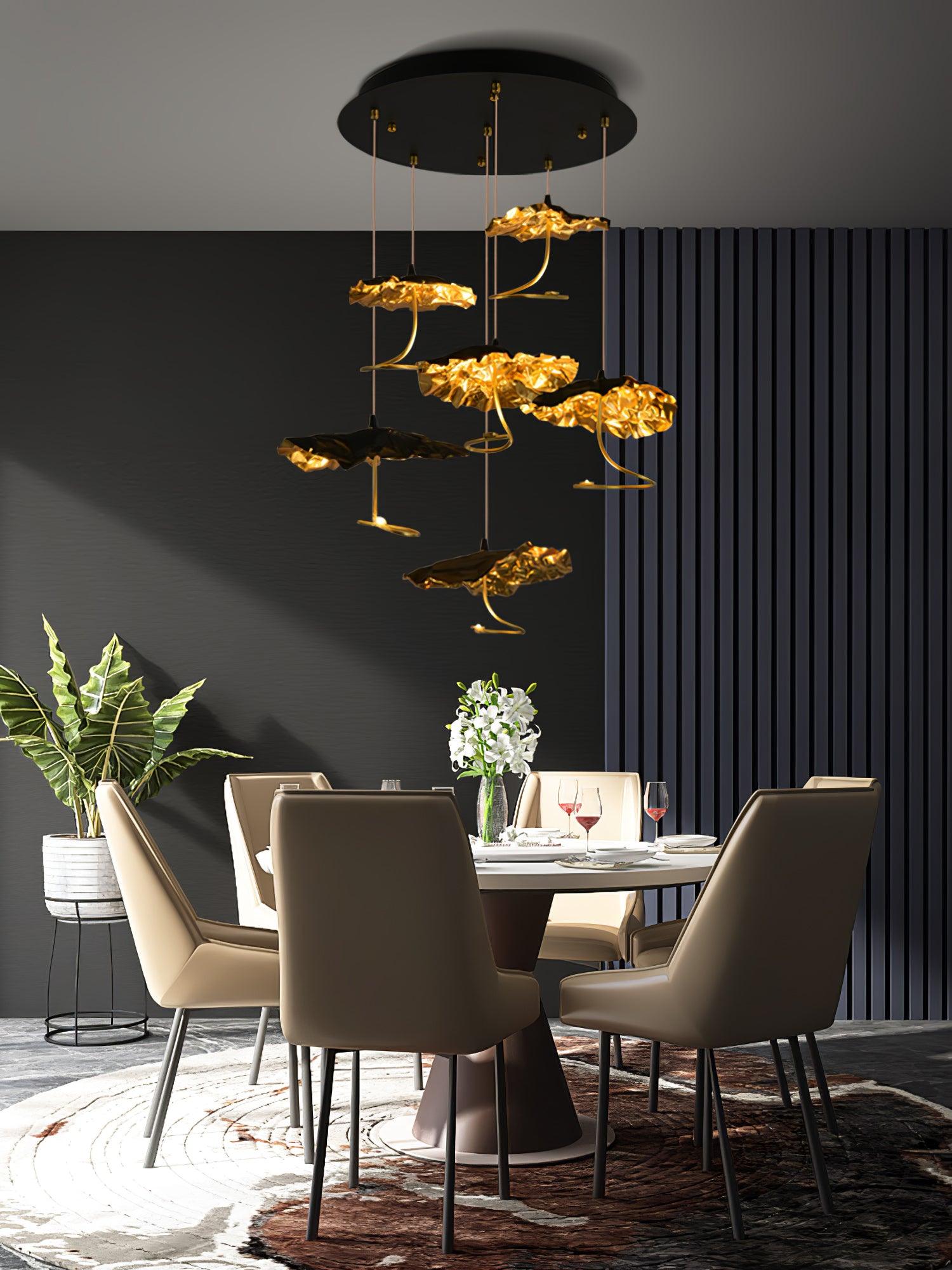 Brass Aviary Constellation Chandelier - Cueteks