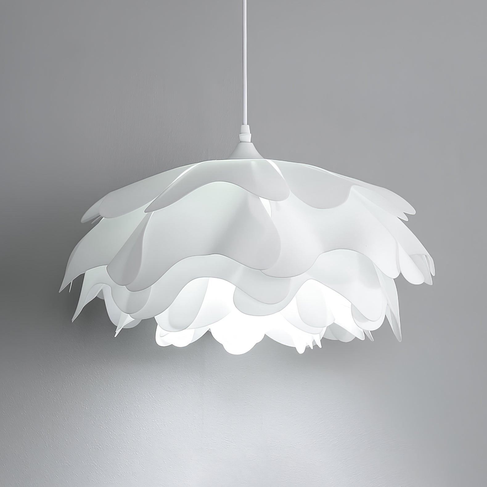 Flower Shaped White Pendant Lamp - Cueteks