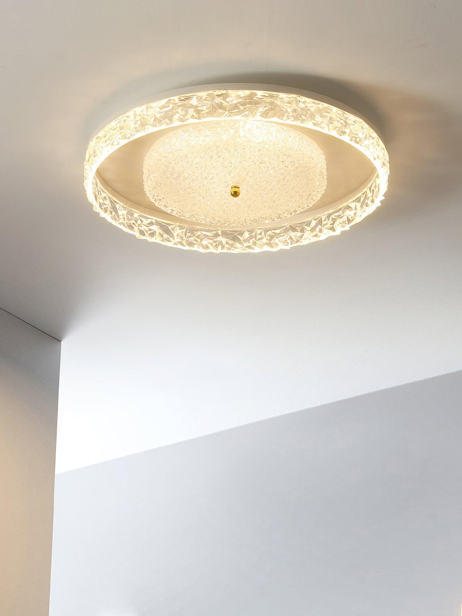 Crystal Embedded Ceiling lamp - Cueteks