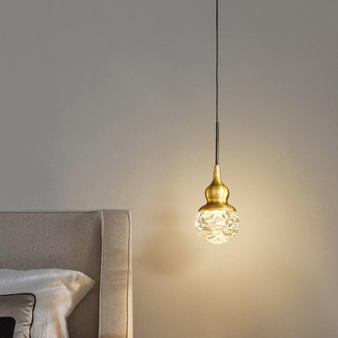 Bella Brass Pendant Light - Cueteks
